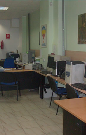 Interior de un centro de atención